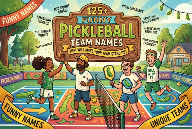 pickleball team names
