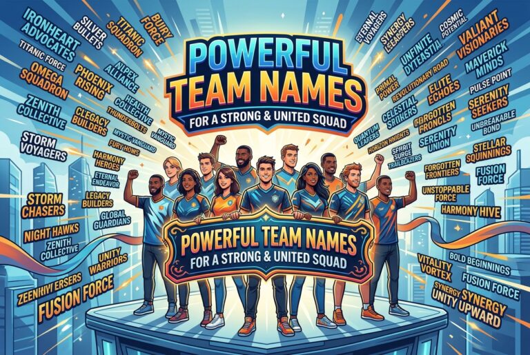 team names