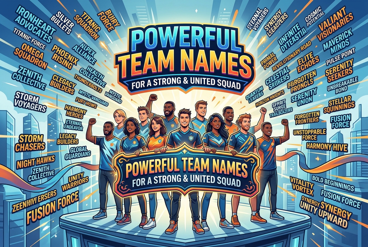 team names