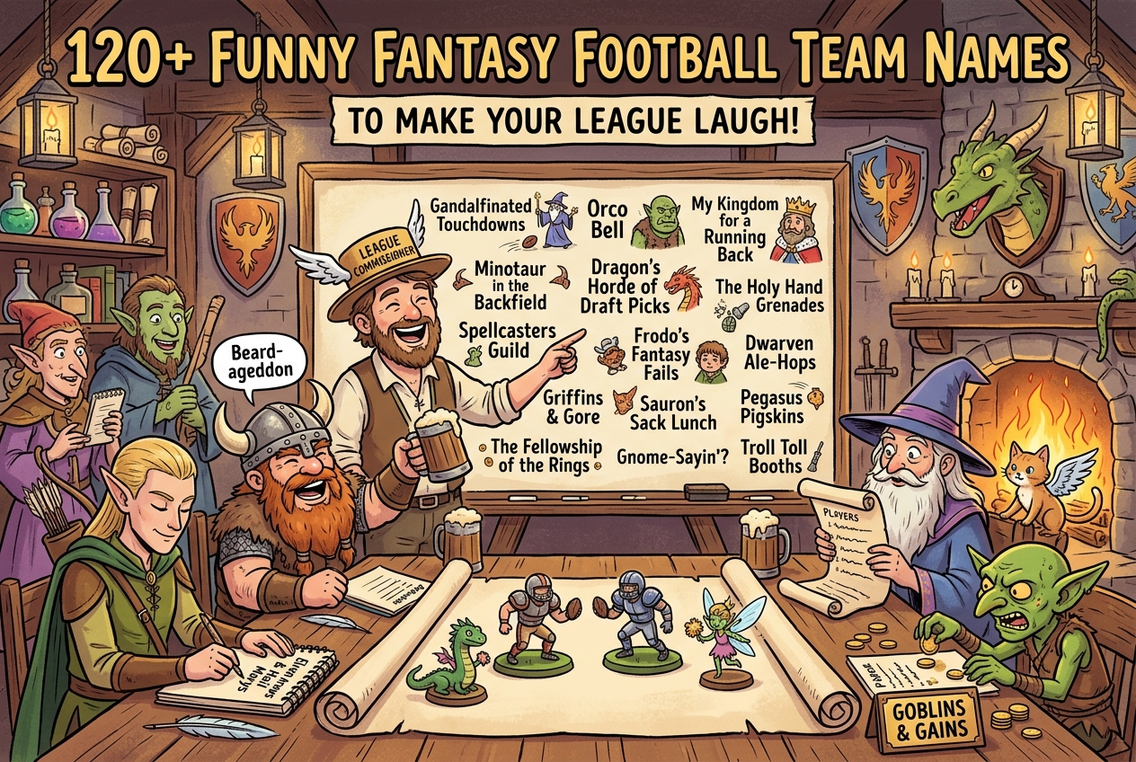 funny fantasy football team names
