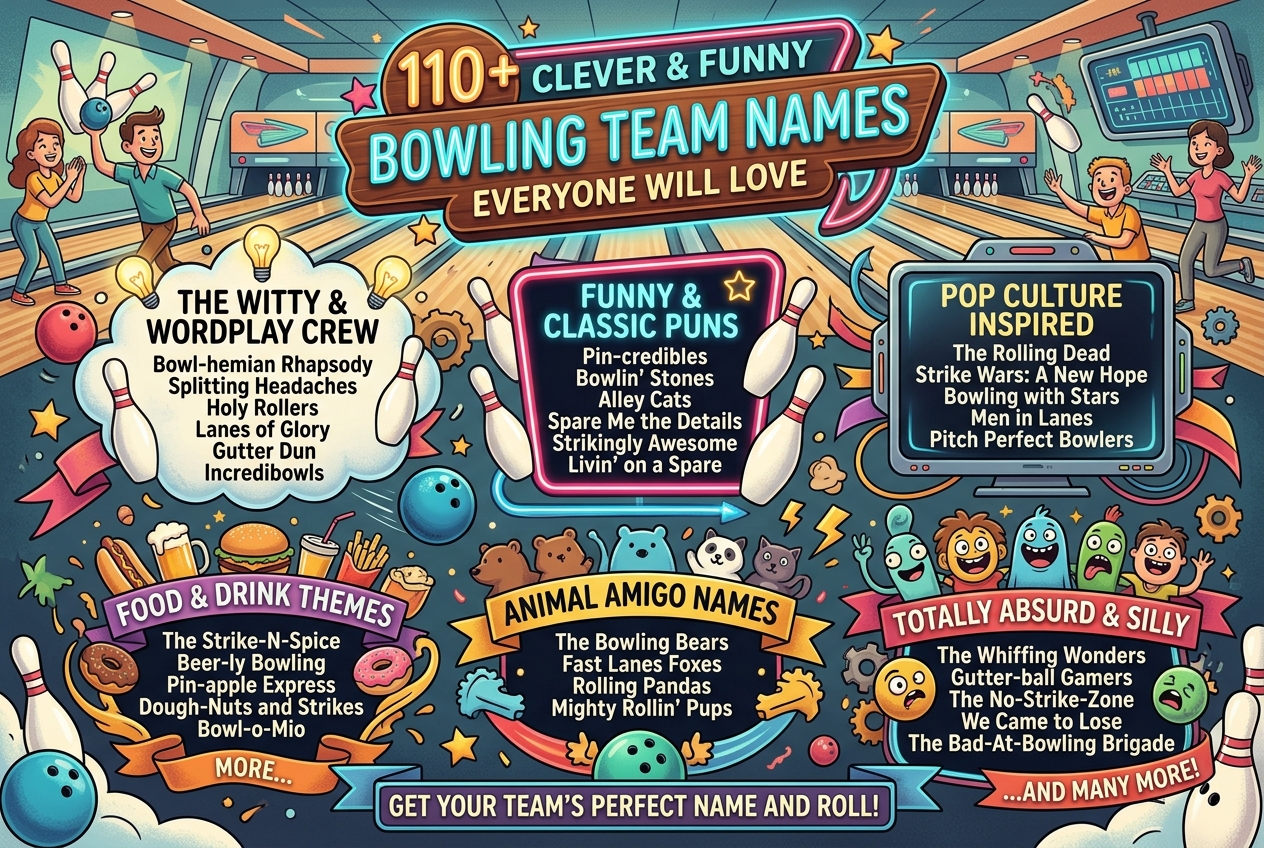 funny bowling team names