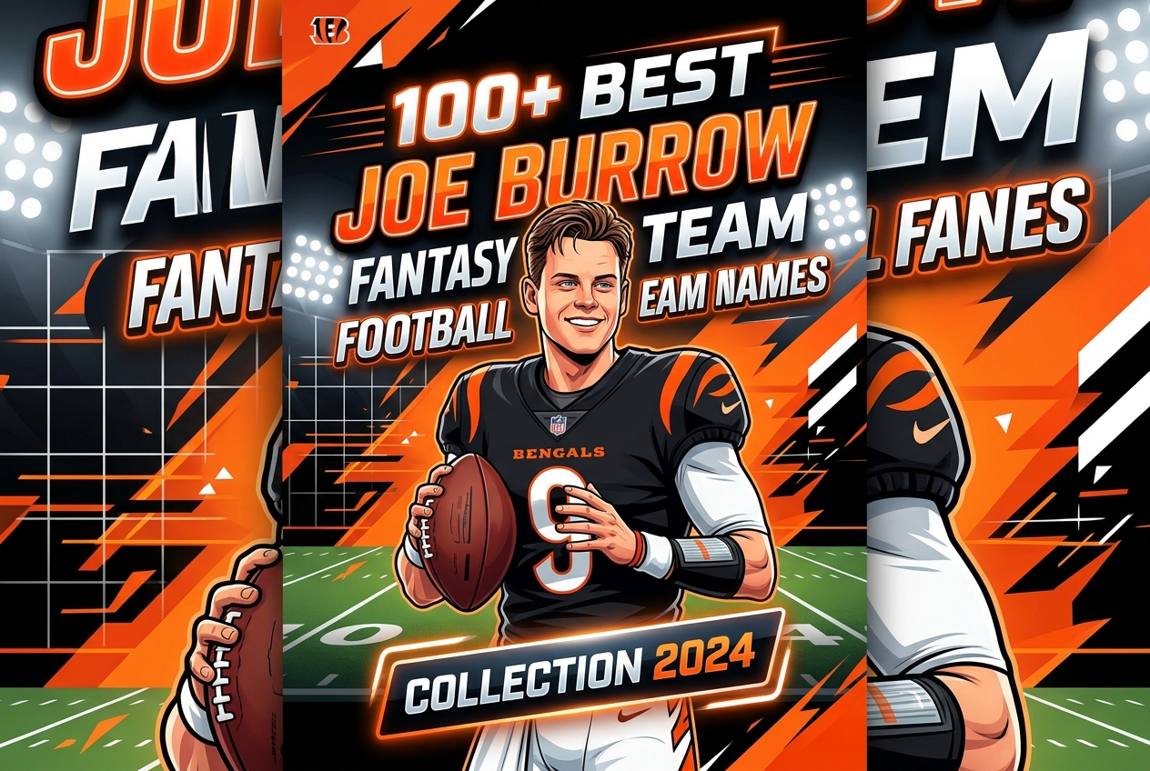joe burrow fantasy team names