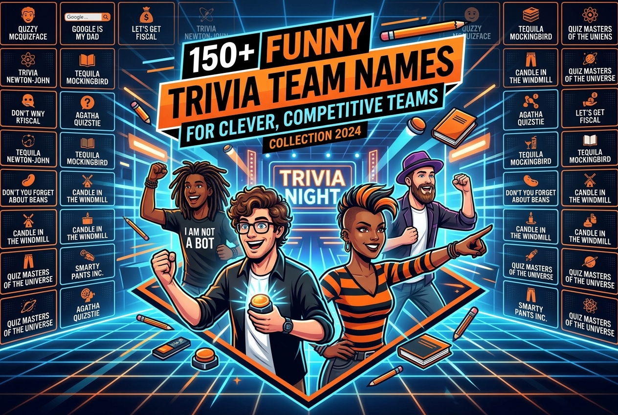 funny trivia team names