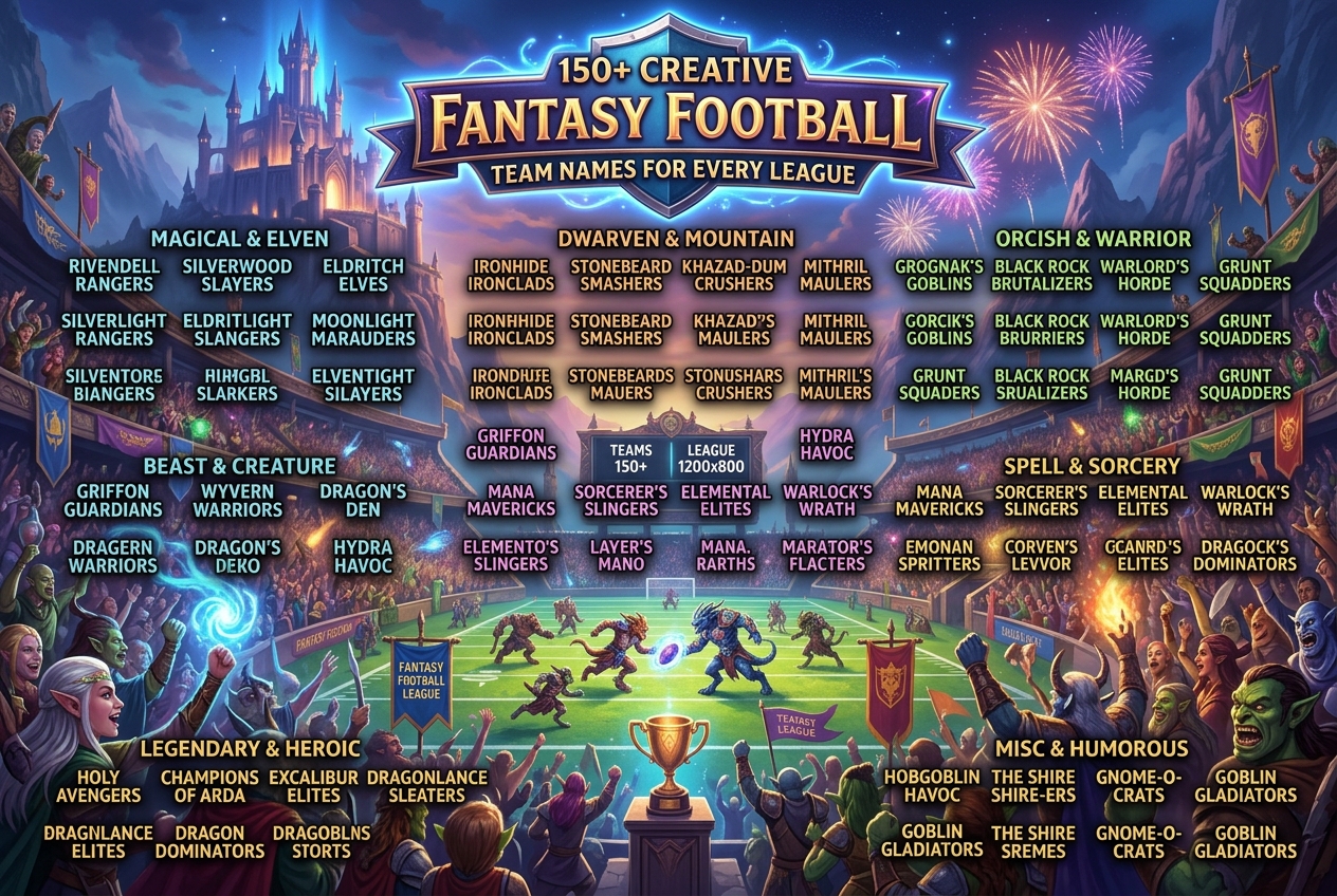 fantasy football team names