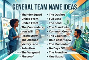 team names