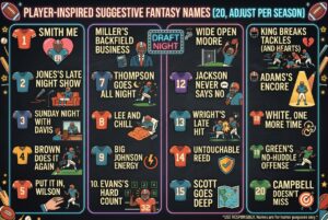 inappropriate fantasy football team names