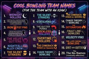 bowling team names