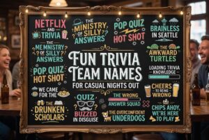 trivia team names