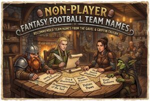 fantasy football team names