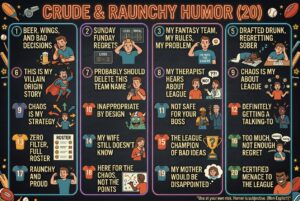 inappropriate fantasy football team names