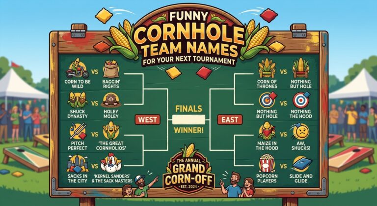 funny cornhole team names