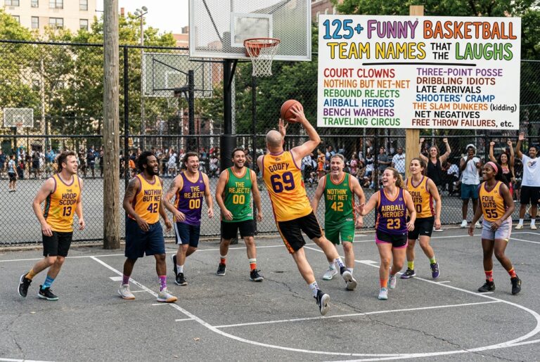 funny basketball team names