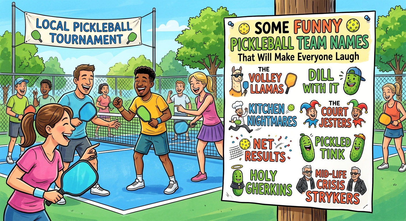 funny pickleball team names