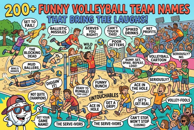 funny volleyball team names