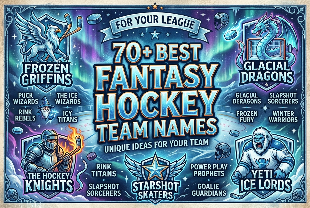 fantasy hockey team names