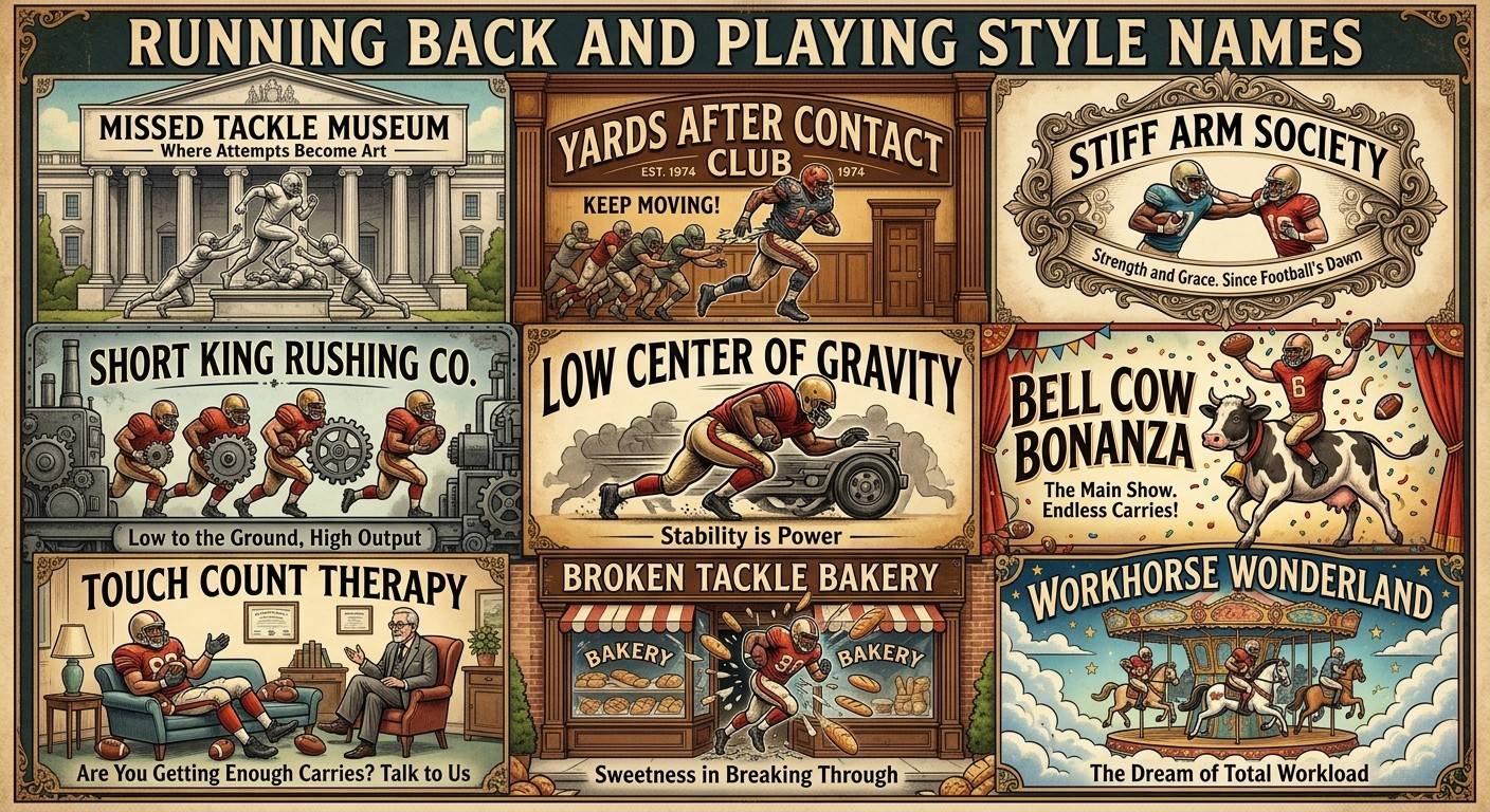 Running Back and Playing Style Names
